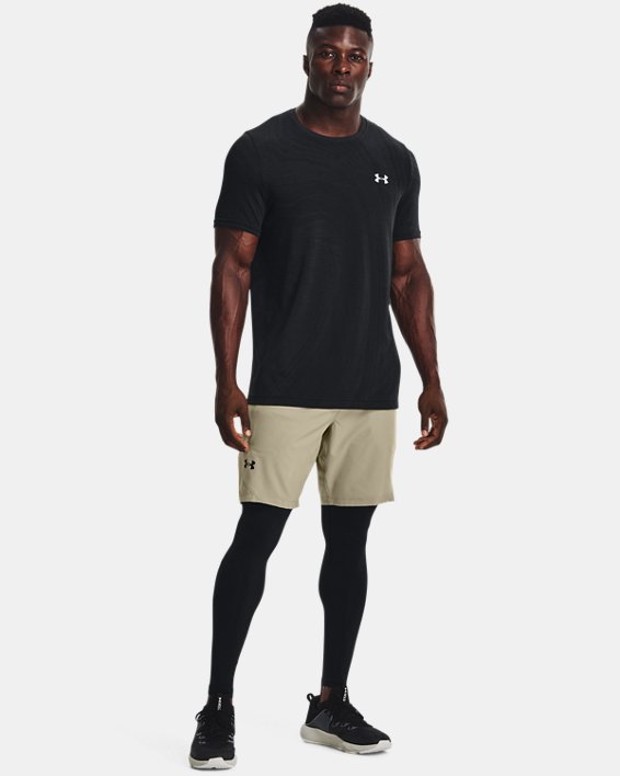 Men's UA RUSH™ SmartForm Leggings in Black image number 3